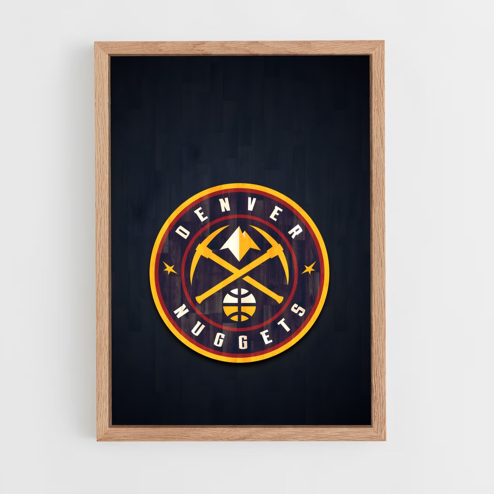 Poster Nuggets en Action – affiche Basketball (vue 4)